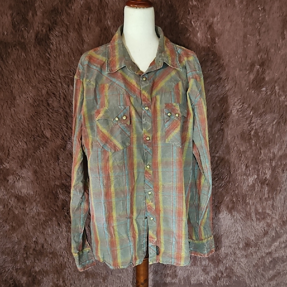 Wrangler Retro Snap Button Western Shirt